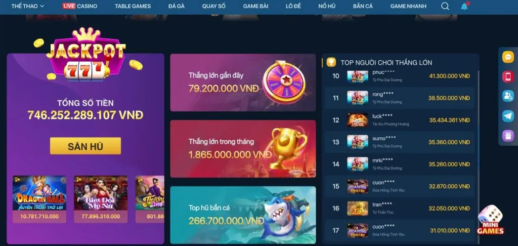 Thưởng sinh nhật và VIP J888
