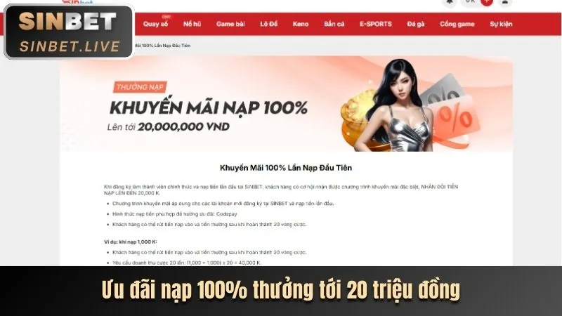 Thưởng nạp lại hàng ngày J888